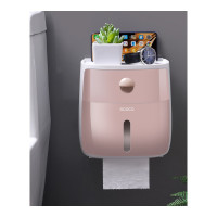 乐拼购其他品牌卫生纸盒卫生间纸巾置物架厕所家用免打孔挂壁式创意抽纸盒卷纸筒