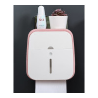 乐拼购其他品牌卫生间厕所纸巾卫生纸卷纸厕纸盒家用防水创意壁挂式免打孔置物架