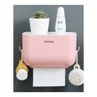 乐拼购其他品牌卫生间纸巾盒厕所洗手间浴室卷纸筒收纳置物架家用免打孔卫生纸盒