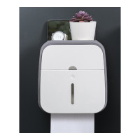 乐拼购其他品牌卫生间纸巾盒厕所洗手间浴室卷纸筒收纳置物架家用免打孔卫生纸盒