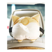 乐拼购其他品牌柯基屁股搞笑车载纸巾盒挂式创意可爱汽车抽纸盒车内装饰用品大全