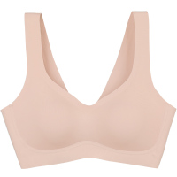 无痕内衣女小胸罩聚拢无钢圈夏季薄款透气大码内心背心式美背文胸