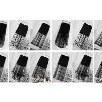 2020新款高腰燕尾女a字蕾丝网纱长裙夏款修身半身裙包臀裙中长款