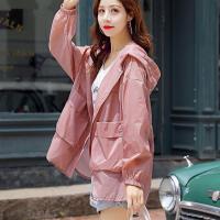 20夏新款韩版长袖冰丝超仙防晒衣女短款薄外套宽松大码透气防嗮服