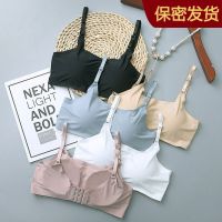 无痕内衣女学生韩版初中生高中生文胸薄款无钢圈裹胸抹胸内衣胸罩