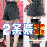 牛仔超短裤女高腰夏2020新款宽松a字显瘦阔腿网红潮