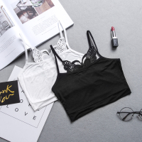 [两件装]美背蝴蝶结短款抹胸裹胸小吊带背心防走光打底内衣女夏