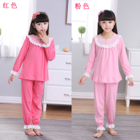 儿童睡衣女长袖棉质卡通公主宝宝小学生夏季空调春秋女孩睡衣套装