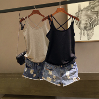 夏季女士背心打底黑色美背吊带背心女外穿 性感 外穿吊带上衣女夏