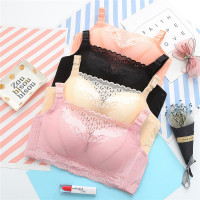 健康无磁无钢圈抹胸式防走光内衣性感蕾丝聚拢调整型中厚女士文胸