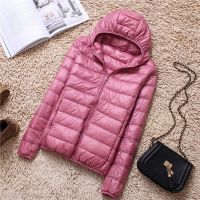 轻薄羽绒服女短款2019冬季新款立领薄款修身显瘦连帽超薄轻便外套