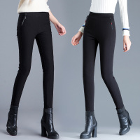 羽绒裤女外穿显瘦高腰弹力加厚白鸭绒保暖女士冬季修身铅笔裤子潮