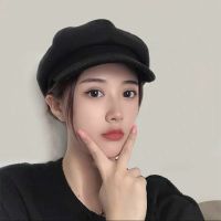 帽子女秋冬贝雷帽女英伦复古韩版百搭潮网红款日系画家报童八角帽
