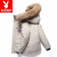 男士加厚羽绒棉服新款情侣款大毛领户外工装大鹅外套