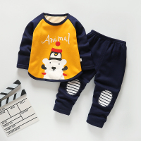 冬季儿童加绒保暖内衣套装0-5岁男童加厚保暖衣婴幼儿女宝宝秋装