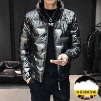 冬季新款轻薄羽绒服男短款韩版潮流加厚白鸭绒男青年立领保暖外套