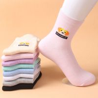 袜子女士秋冬中筒棉袜加厚保暖防臭运动袜韩版中长女袜