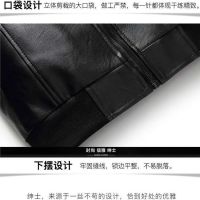 男士皮衣2020秋冬季新款加绒加厚皮夹克男外套帅气棒球服潮流上衣