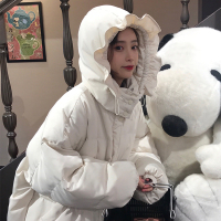 韩版棉袄2020年新款棉服女可爱宽松bf冬季面包服加厚学生棉衣外套
