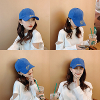 韩国ins风百搭刺绣麂皮绒鸭舌帽子女秋冬情侣遮阳帽时尚棒球帽男