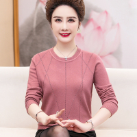 妈妈装2020新款秋冬装毛衣中老年人女装上衣针织衫打底羊毛衫时尚