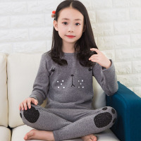 儿童保暖内衣套装加绒加厚男童女童家居服中大童宝宝睡衣内衣裤