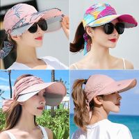 帽子女夏季防晒遮阳帽韩版防紫外线太阳帽遮脸空顶帽