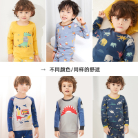 男童秋衣秋裤纯棉儿童保暖内衣套装加厚秋装男孩小童宝宝睡衣全棉