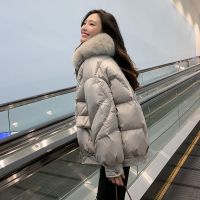 反季短款羽绒服女2020年新款时尚韩版显瘦小个子大毛领派克服