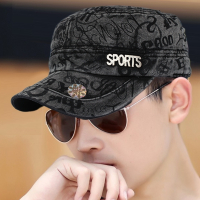 品质保证]韩版春秋季男帽子棒球帽平顶春秋鸭舌帽休闲户外太阳帽
