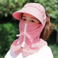 新款防晒帽子女韩版百搭夏天遮阳帽防紫外线骑车遮脸大沿凉太阳帽