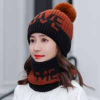 帽子女冬天加绒保暖毛线帽韩版百搭时尚甜美可爱女士秋冬季针织帽