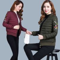 妈妈装新款冬装轻薄棉衣女短款韩版女装小棉袄羽绒棉服外套袄子女