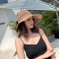 帽子女韩版春夏季出游百搭防晒遮阳帽防紫外线折叠太阳帽沙滩草帽