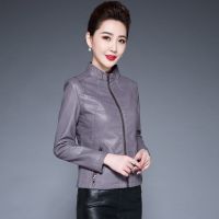 2020春季新款海宁真皮绵羊皮皮衣女短款外套韩版修身皮夹克女装潮