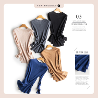 精纺巴素兰全羊毛衫女针织衫 半高领开衩款毛衣秋冬打底衫