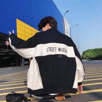 夹克男学生宽松潮流男士春秋男生外套韩版青少年休闲男装外套上衣