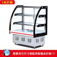 冰原冷藏展示柜保鲜商用卧式小型熟食烧烤点菜卤菜串串凉菜展示柜|浅灰色