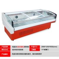 熟食展示柜冷鲜肉猪羊牛肉海鲜保鲜寿司冷藏点菜冰柜风冷超市商用|2米风直冷双系统