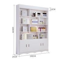 化妆品展示柜店铺货架展示架陈列柜台美甲小柜子美容院产品展示柜|1.6米高*1.4米宽