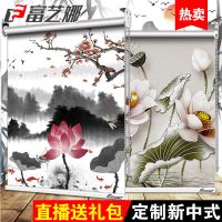 免打孔卷帘窗帘遮光成品阳台遮阳卧室卫生间浴室隔断帘子百叶窗帘