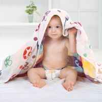 婴儿浴巾纯棉纱布毛巾加厚超柔吸水夏秋宝宝洗澡新生儿童盖毯被子