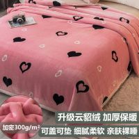 珊瑚绒毯子毛毯盖毯加绒床单单人冬季午睡法兰绒加厚双面绒