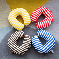 家纺脖子u型枕头护颈椎枕泡沫粒子飞机旅行枕U形午休趴睡U枕