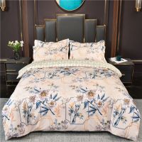 [精品四件套]斜纹磨毛比纯棉全棉被套更亲肤宿舍加厚被罩机洗
