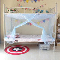 大学生加密蚊帐寝室宿舍1.2米0.9m单人床上铺下铺1.5上下床子母床