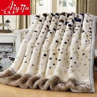 双面双层拉舍尔毛毯春秋冬季加厚保暖单人双人毯子垫毯午睡毯被子