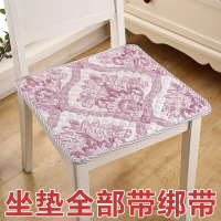 椅子坐垫夏季凳子防滑座椅可固定餐椅垫四季通用方形家用餐桌薄款