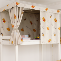 大学生宿舍床帘上铺物理遮光布简约少女北欧ins床幔下铺寝室神器