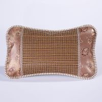 夏季冰藤夏凉枕头 夏天冰丝荞麦壳皮茶枕透气凉爽藤席枕芯带枕套